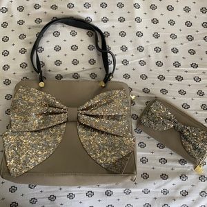 Matching Betsey Johnson purse and wallet